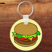 Hamburger Sleutelhanger (Voorkant)