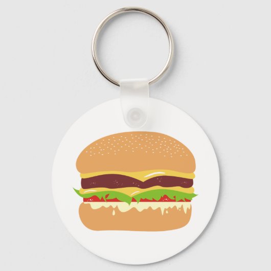 hamburger sleutelhanger (Voorkant)