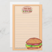 Hamburger Stationery Briefpapier (Voorkant / Achterkant)