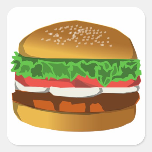 Hamburger Sticker (Voorkant)
