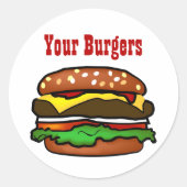 Hamburger Sticker (Voorkant)