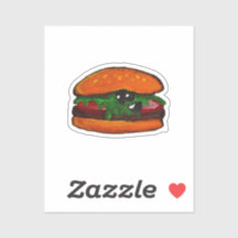 Hamburger Sticker