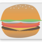 Hamburger Sticker (Voorkant)