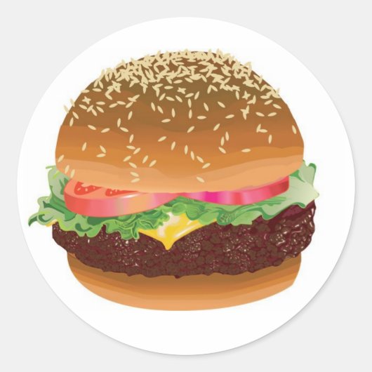 Hamburger stickers (Voorkant)