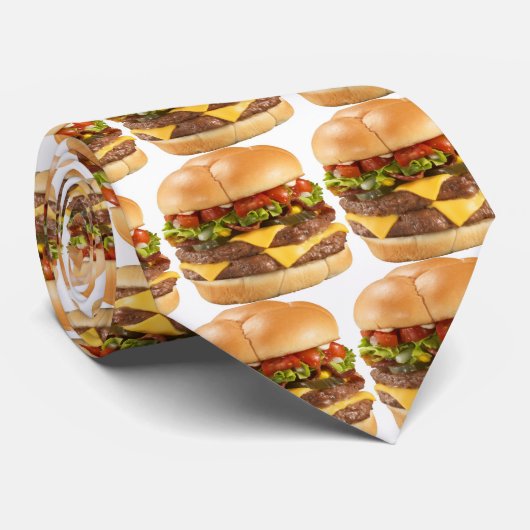 Hamburger stropdas (Opgerold)