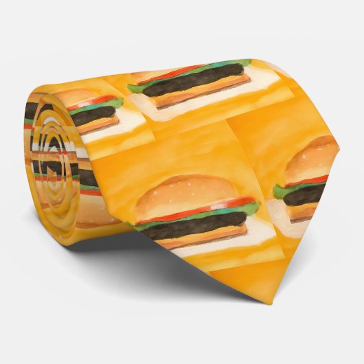 Hamburger Stropdas (Opgerold)