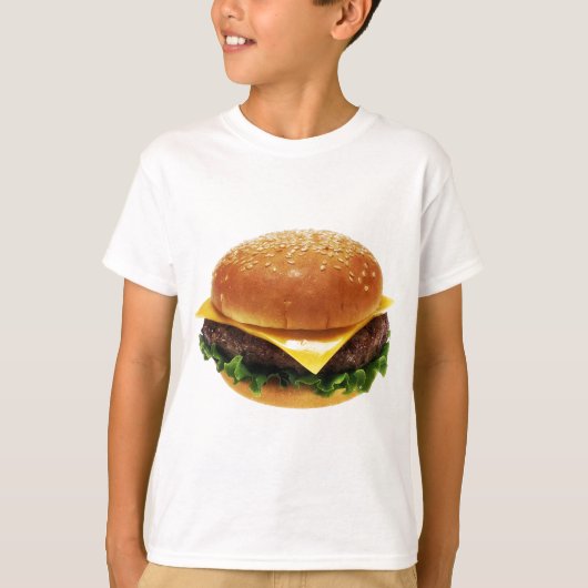 hamburger t-shirt (Voorkant)
