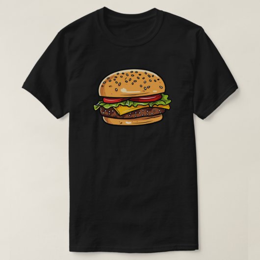 Hamburger T-shirt (Design voorkant)