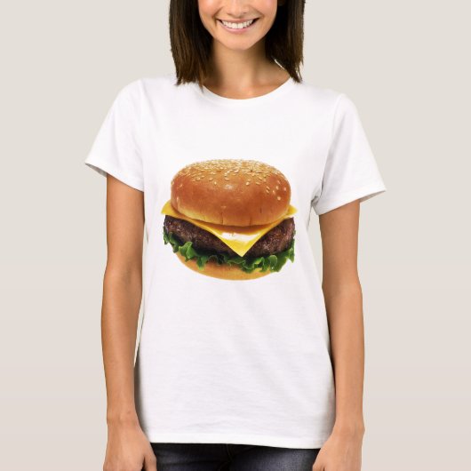 hamburger t-shirt (Voorkant)