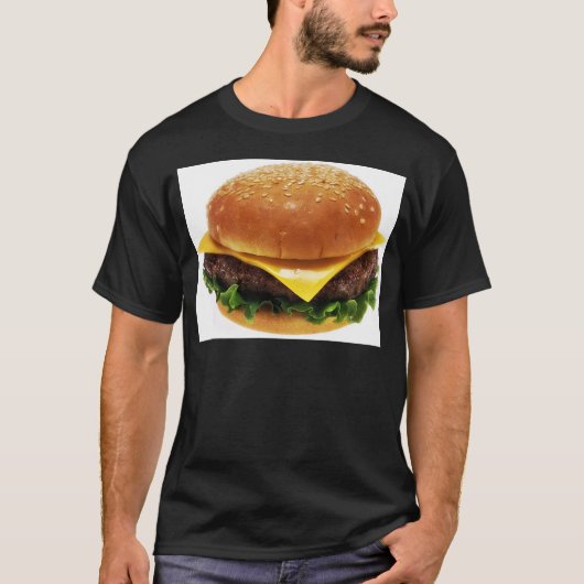 hamburger t-shirt (Voorkant)