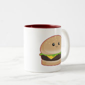 Hamburger Tweekleurige Koffiemok (Voorkant rechts)