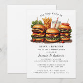 Hamburger Uitnodiging (Voorkant / Achterkant)