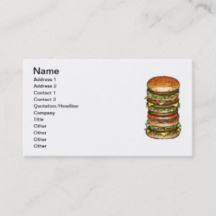 hamburger visitekaartje