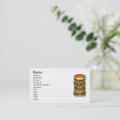 hamburger visitekaartje (Staand voorkant)