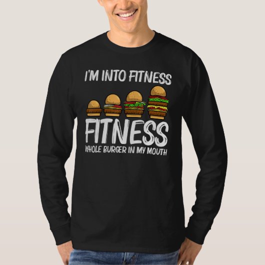 Hamburger voor Mannen T-shirt (Voorkant)