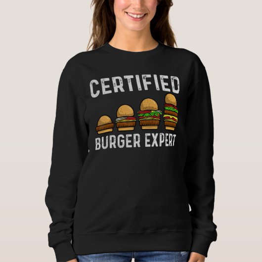 Hamburger voor Mannen Trui (Voorkant)