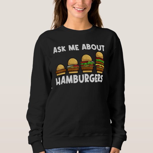 Hamburger voor Mannen Trui (Voorkant)