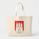 Hamburger Wappen Grote Tote Bag (Voorkant)