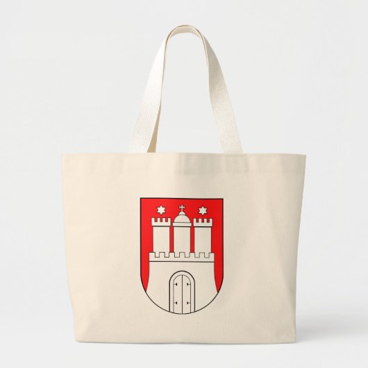 Hamburger Wappen Grote Tote Bag (Voorkant)
