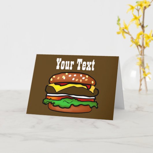 Hamburger Wenskaart Kaart (Gele Bloem)