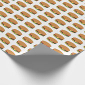 Hamburger Wrapping Paper Cadeaupapier (Hoek)