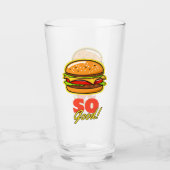 Hamburger zo goed! glas (Voorkant)