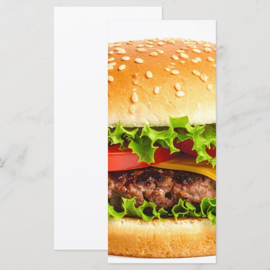 hamburgerbroodje menu (Voorkant / Achterkant)