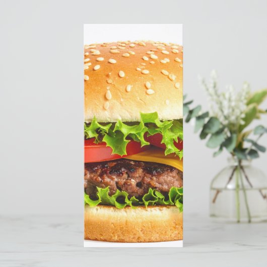 hamburgerbroodje menu (Staand voorkant)