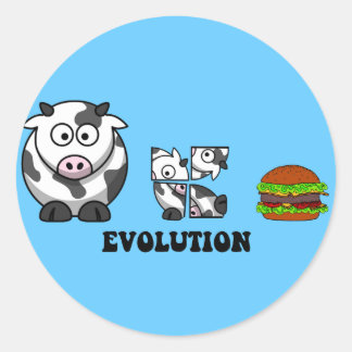 hamburgerevolutie ronde sticker