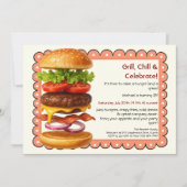 hamburgerfeest | Fun Burger Celebration Kaart (Voorkant)