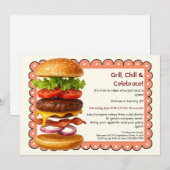 hamburgerfeest | Fun Burger Celebration Kaart (Voorkant / Achterkant)