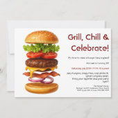 Hamburgerfeest | Leuke Burger Viering Kaart (Voorkant)