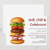 Hamburgerfeest | Leuke Burger Viering Kaart (Voorkant / Achterkant)