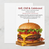 Hamburgerfeest | Leuke Burger Viering Kaart (Voorkant / Achterkant)