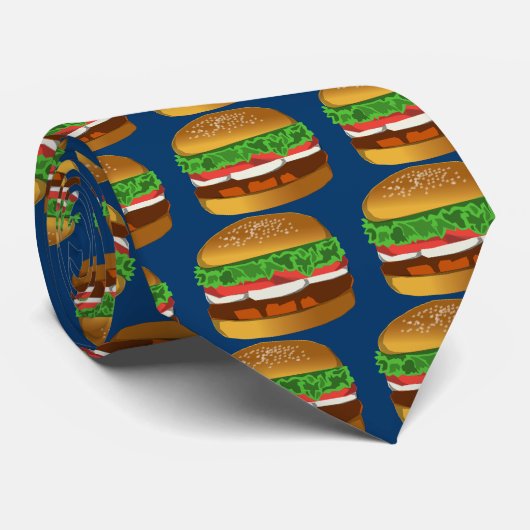 hamburgerkostuum stropdas (Opgerold)