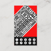 hamburgerloyaliteit (wordWEBs) Klantenkaartje (Voorkant)