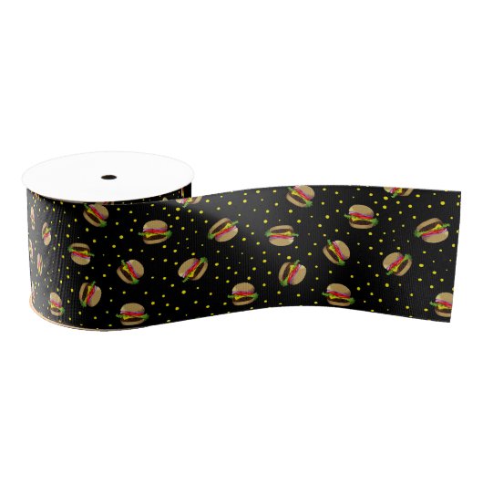 hamburgerpatroon grosgrain lint (Spoel)