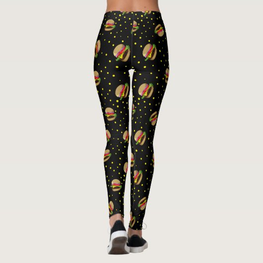 hamburgerpatroon leggings (Achterkant)