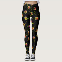 hamburgerpatroon leggings