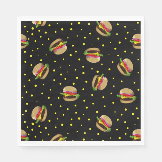 hamburgerpatroon servet (Voorkant)