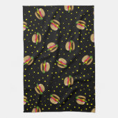 hamburgerpatroon theedoek (Verticaal)