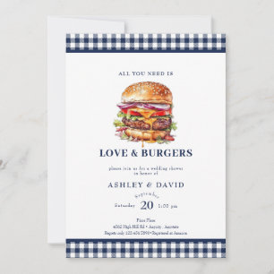 Hamburgers  BBQ   Koppels feest Kaart