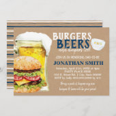 Hamburgers, biertjes en luiers ook, te vader om te kaart (Voorkant / Achterkant)