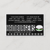 hamburgers ( chit chat ) klantenkaartje (Achterkant)