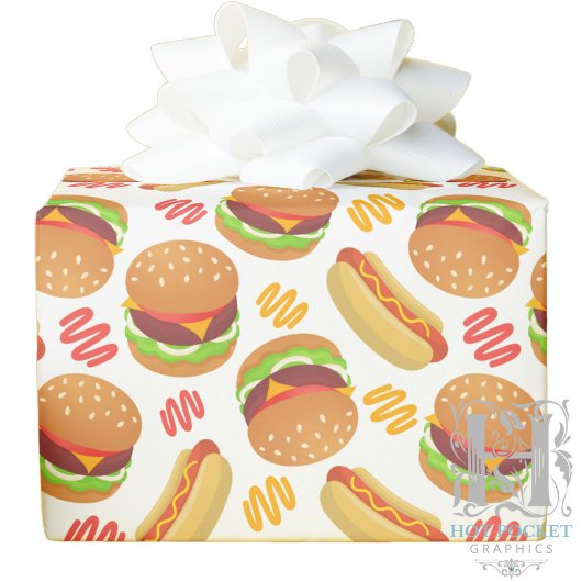 Hamburgers & Hot Dogs inpakpapier