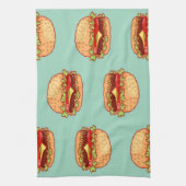 Hamburgers Kitchen Towel Theedoek (Verticaal)