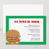 Hamburgers - uitnodiging van partijen (Voorkant / Achterkant)