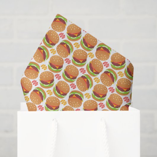 Hamburgers Vloeipapier Tissuepapier (Cadeauzakje)