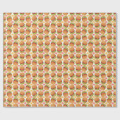 Hamburgers Wrapping Paper Cadeaupapier (Vlak)