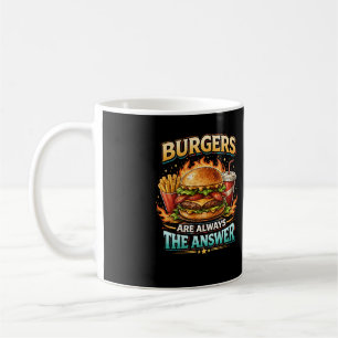 Hamburgers Zijn Altijd Het Antwoord Koffiemok